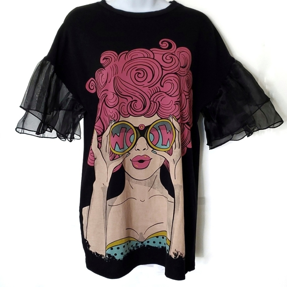 Black Graphic Tee